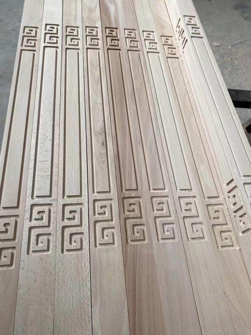 Beech wood small column large column white stubble 28 No. 56 Chinese engraved solid wood stair column railing armrests armrests