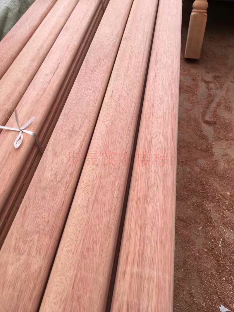 Ice Candy Armrest White Stubble 70 Wet Material Deformation Cracking Solid Wood Stairway Armrest Balcony Guard Rail Stair Post