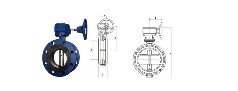 昆山良工阀门供应D341X-10手动蜗轮法兰蝶阀 船用蝶阀