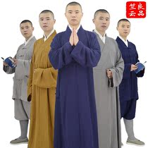 Zhu Yun monk clothing Summer high-grade breathable cotton linen silk short coat Monk Haiqing Monk small jacket lay suit meditation suit
