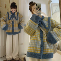 High-end maternity wear autumn and winter tops 2024 new winter sweet age-reducing maternity jackets spring and autumn styles