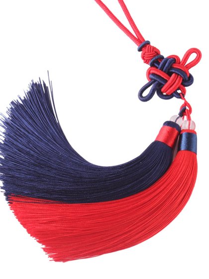 双拼色中国结流苏穗子双色吊穗车挂包挂民族风汉服吊坠古风挂件