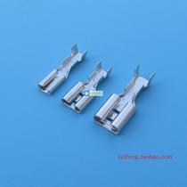 2 8mm 4 8mm 6 3mm female plug spring wire plug plug cold press Terminal Press Wire Terminal connector 100 set