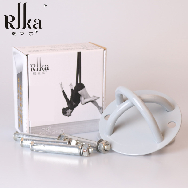 Stainless steel aerial yoga hammock hanging disc sandbag hooks roof fixed disc climbing rope rings swing fixed buckle-Taobao