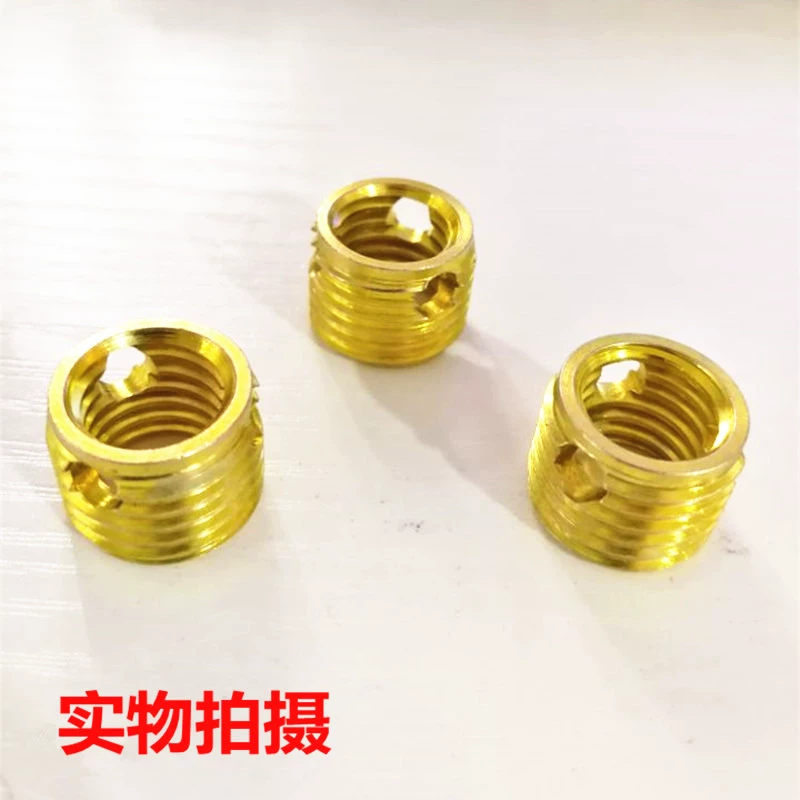 307/308 thép carbon rãnh ba lỗ tự khai thác ren tay áo bên trong và bên ngoài răng vít ốc vít giảm tốc nut - Chốt