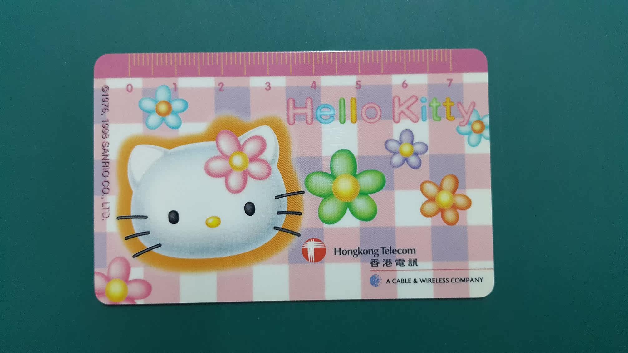 Hong Kong 1999 Hello Kitty Hong Kong Telecom Card
