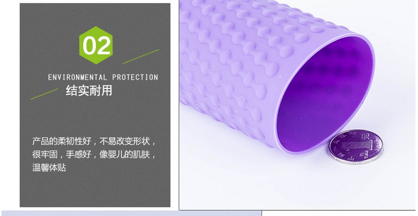 Bộ cốc thủy tinh chống trượt cho nam và nữ Bộ ly silicon di động - Tách bình nước thủy tinh