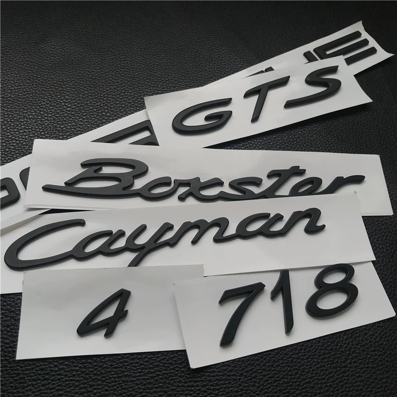 Поябидже автомобильная наклейка 718 Boxster Boxster GTS буквы после модификации
