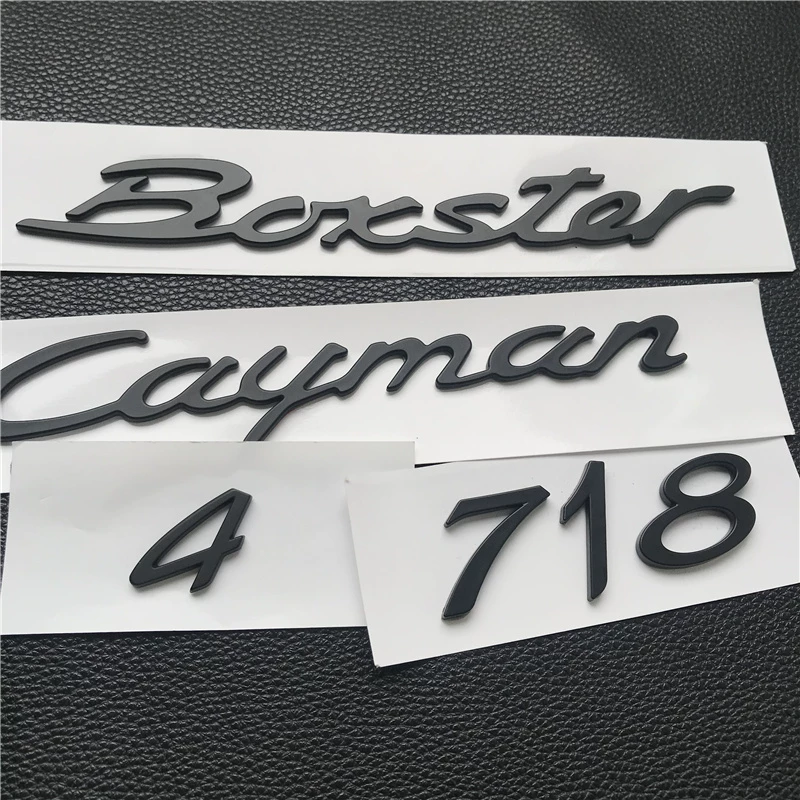 Поябидже автомобильная наклейка 718 Boxster Boxster GTS буквы после модификации