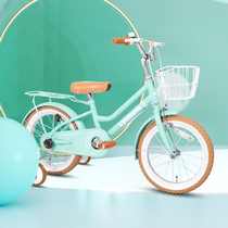 Stitch Qi doll childrens bike with auxiliary wheels female baby 3-year-old 6-year-old retro car young child girl princess section