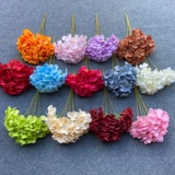 Одиночная гидрангея симуляция цветочного тисненого букета букет гостиной обеденный стол