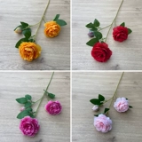 Симуляция 3 -Пеонское свадебное украшение дороги ведущие цветочные свадьбы бразильский розовый чай роза лотос кранов пион мяч хризантемы поддельные цветы