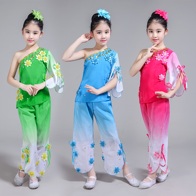 Quần áo trẻ em mới khiêu vũ trang phục cổ điển áo khoác trẻ em nữ