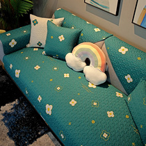 Cotton sofa cushion four seasons universal pure cotton non-slip simple modern high-end light luxury Nordic cushion fabric cover towel