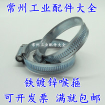 Galvanized hoop 100-120 110-130 140 150 160 180 200 210 220 hose clamp