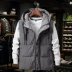 Vest nam phiên bản Hàn Quốc mùa thu đông mới cộng với phân bón XL mùa đông xuống áo vest cotton 200 kg vest nam áo khoác mùa đông nam hàn quốc Áo vest cotton