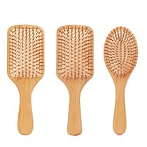 Air Bag Comb Hairdresser Health Comb Nana Bamboo Wood Air Cushion Comb Gift Care Straight Hair Massage Comb Portable