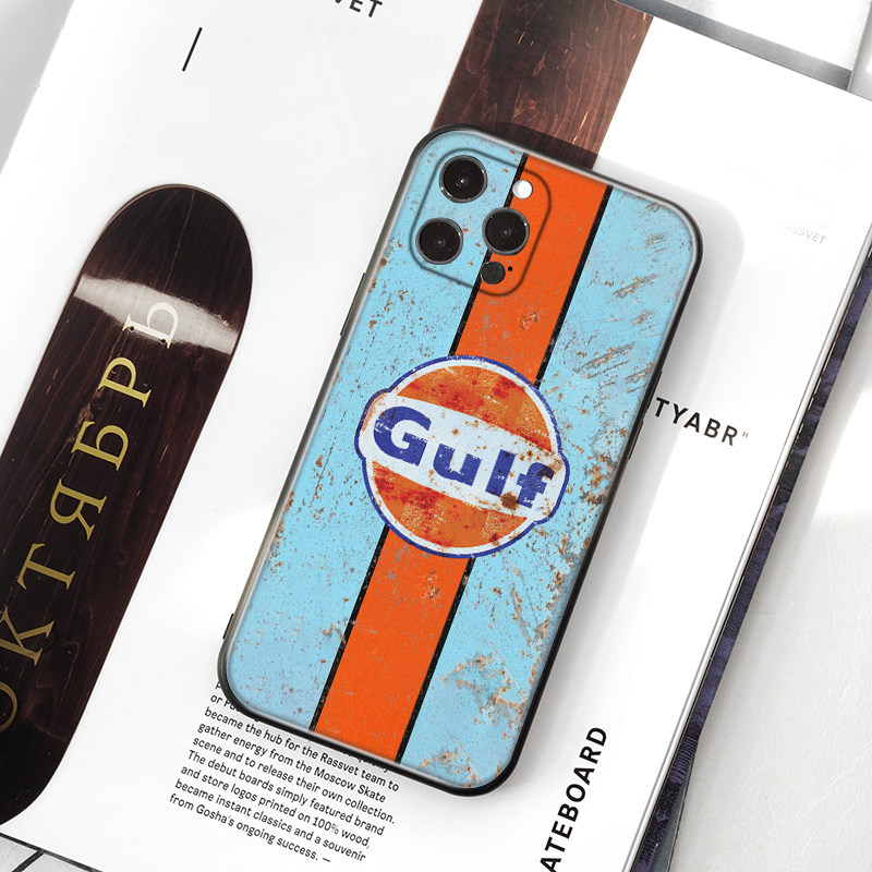 Защитный чехол для смартфона с дизайном Gulf Oil
