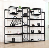Customized display rack display rack shoe store shelf container display cabinet display case shoe store display rack bag rack