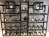 Live shoe store shoe rack display rack shelf display rack shoe rack bag display rack window display rack Multi-Layer Display Cabinet