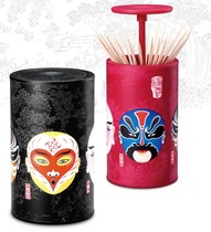 Anya journey to the West quintessence classic automatic toothpick box Household Chinese restaurant with the same creative high-grade gift toothpick tube
