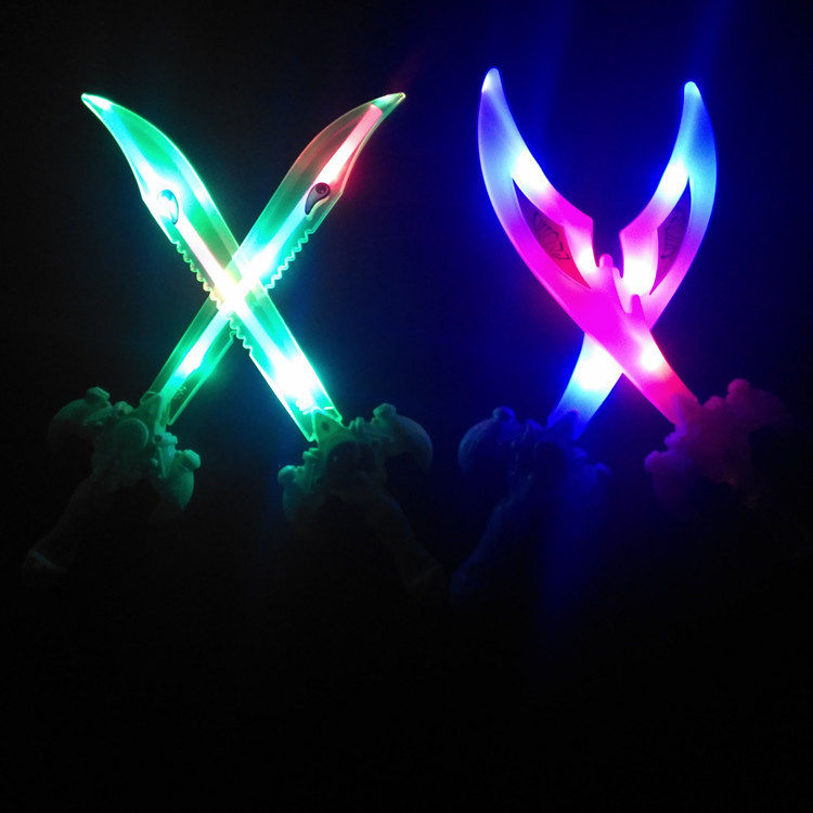 Creative flashing toys for children under 10 years old Lighting sword toys wholesale new night market stalls