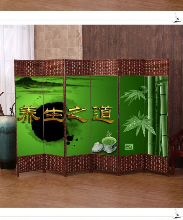 Vách ngăn màn hình gấp đơn giản hiện đại phòng khách di động Trung Quốc phong cách thời trang vải đơn giản trang trí nhà văn phòng - Màn hình / Cửa sổ bức bình phong gỗ