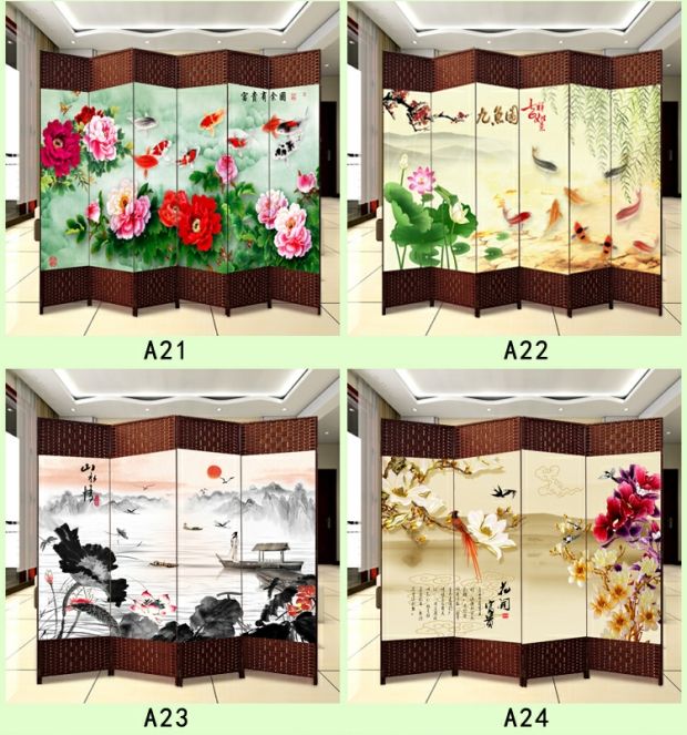 Trung Quốc màn hình phân vùng thời trang văn phòng khách sạn hiện đại tối giản gấp đẩy kéo đơn giản phòng khách vách ngăn màn hình gấp - Màn hình / Cửa sổ lam gỗ cầu thang