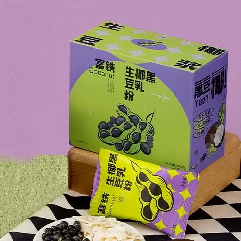 始芙富铁生椰黑豆浆粉孕妇补铁饮品营养