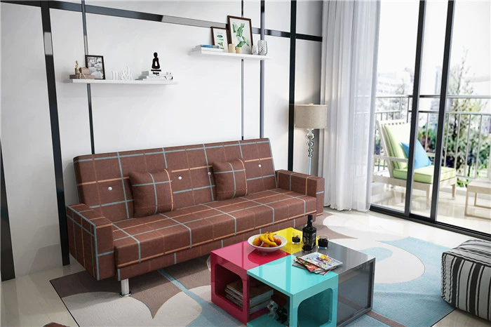 sofa vải hiện đại nhà đơn hộ gia đình sau ba đơn giản nhỏ quán cà phê thời trang phần nhỏ bốn người - Ghế sô pha