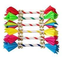 Kindergarten childrens early playground light instruments Props Square Dance Flowers Stick of the Throne Whip the Rod Money Rod