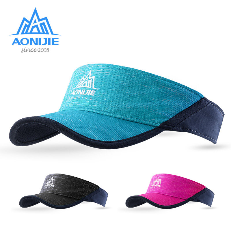 Aonijie marathon cross-country running topless sun hat quick-drying sweat-absorbing hat men and women outdoor sports empty top hat