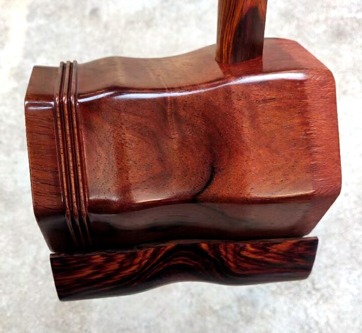 Whole cylinder Erhu micro-concave yellow sandalwood whole cylinder Erhu whole wood to make whole wooden base of wooden base-Taobao