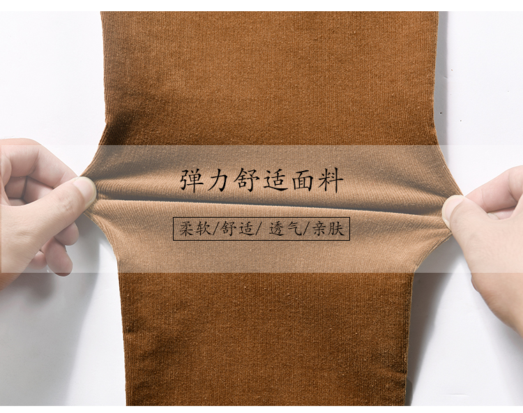 Quần nhung kẻ sọc là quần bút chì mỏng chân thường quần mùa thu đông mới cộng với quần nhung dày nhung dài shop quần áo thời trang nữ 