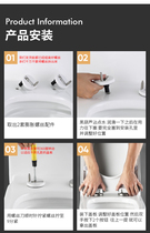 Toilet cover accessories base screw