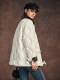 Cokeya/Retro Barn Style~90 White Goose down Workwear Round Neck Mid-Length Lightweight down Jacket for Women Winter
