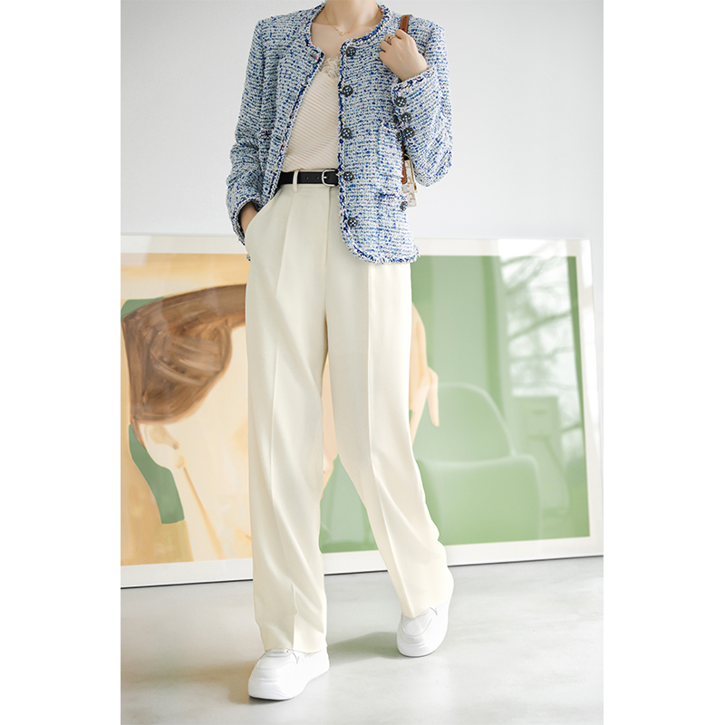 En light extravagant custom easy get Athflow ~ Nissan twill texture fabric 100 hitch casual suit long pants