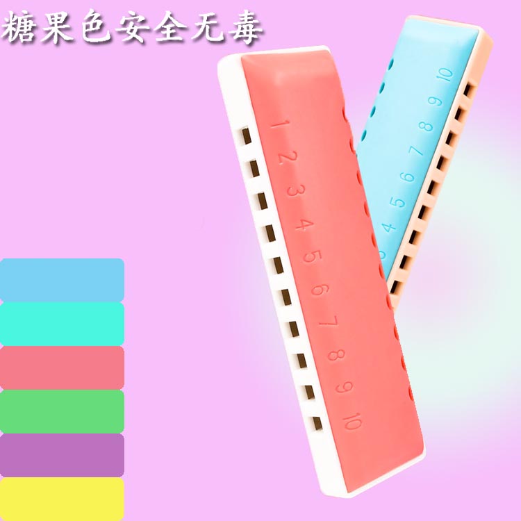 Cartoon harmonica Child girl Infant beginner toy Toddler harmonica Student Baby birthday harmonica musical instrument