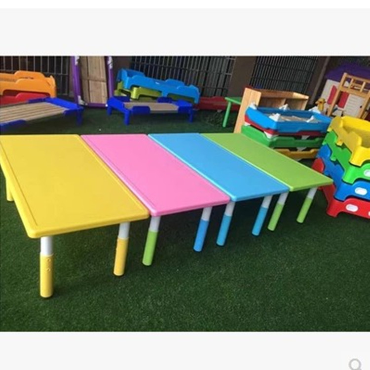 Kindergarten special fireproof board table and chair set children's learning table baby writing dining table desk plastic table