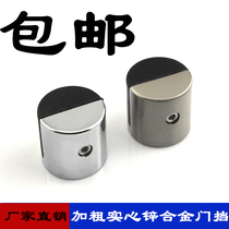 Zinc alloy door stop door stop door bumper rubber wall door bumper solid zinc alloy door top rubber anti-glass door top door stop