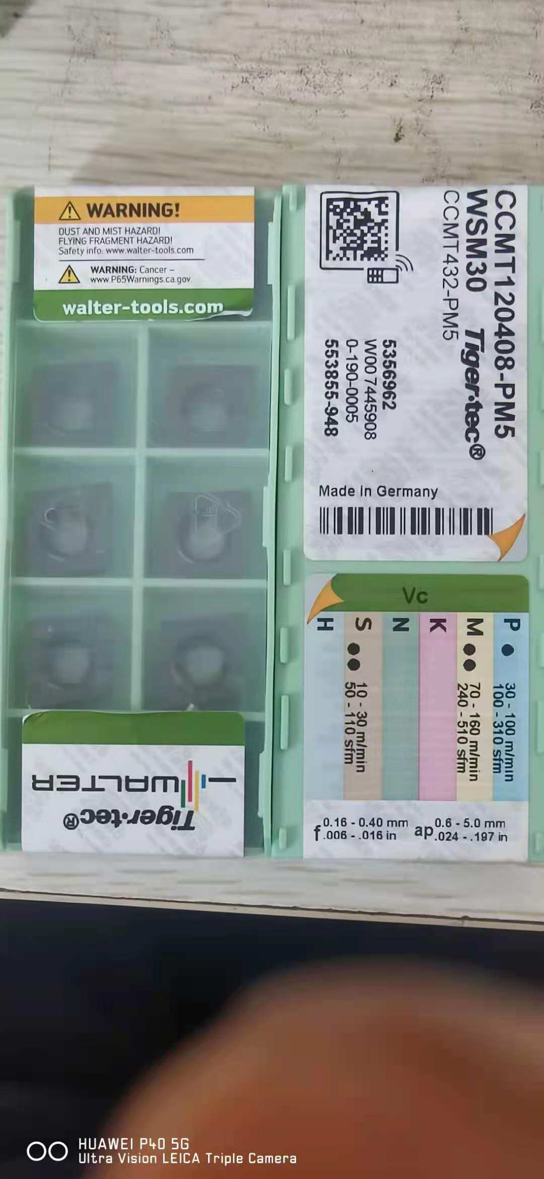 Valt CCMT120408 - PM5 WSM 30 processing steel stainless steel heat resistant alloy