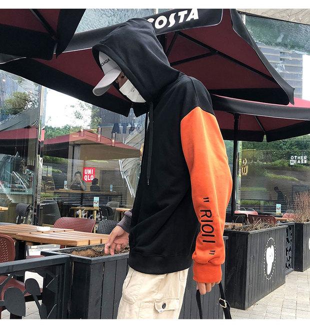 Áo len nam 2018 Thu mới Áo len cổ lọ mới thể thao Áo khoác xu hướng Hàn Quốc quần áo hoodie
