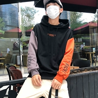 Áo len nam 2018 Thu mới Áo len cổ lọ mới thể thao Áo khoác xu hướng Hàn Quốc hoodie đen