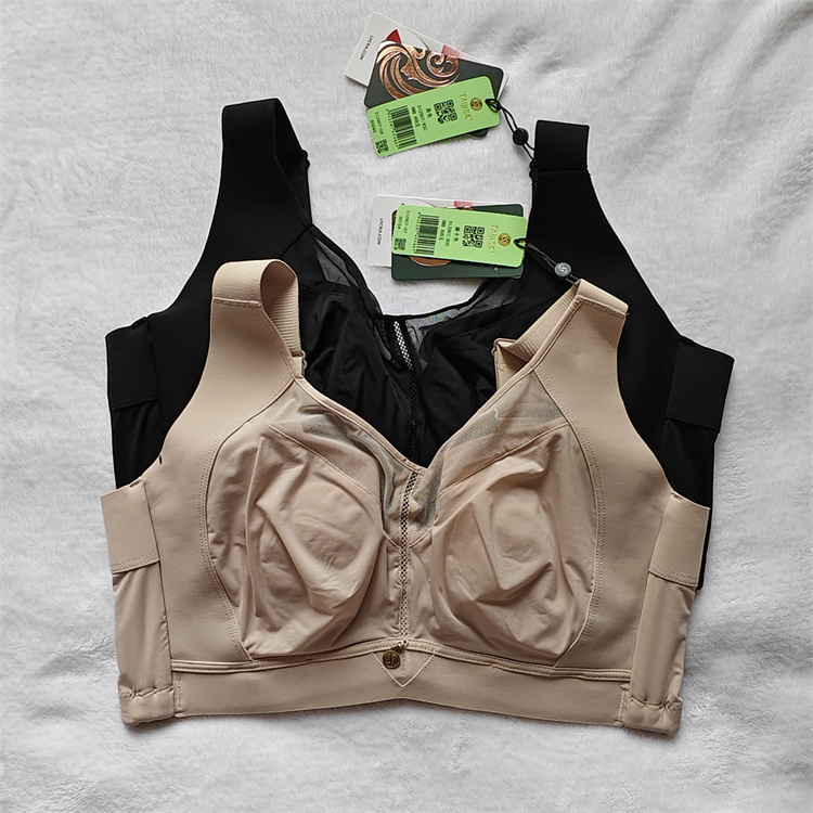 Buy One, Get One Free: S12907 Full Cup Soft Underwire Bra for Large Busts, Makes Them Look Smaller, Cde Cup, Same as Physical Product