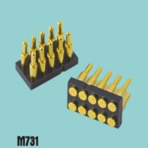 10P probe connector Spring thimble Battery connector Electronic contact Magnetic pin M731 10P