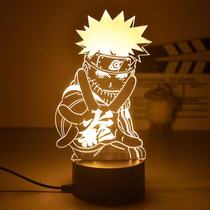 Anime Naruto Uzumaki LED Night Light Kakashi Table lamp Toy