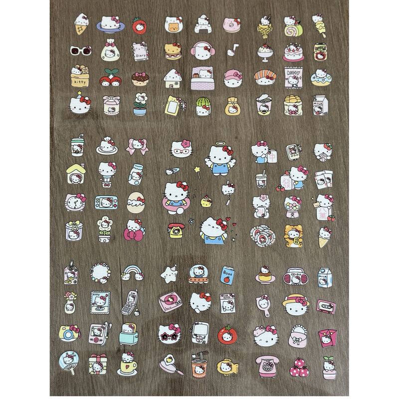 Popular Cute Hello Kitty Cartoon Kt Cat Transfer Stickers Waterproof for Journals, Phones, Tablets, Toothbrushes, and Pen Decorations Popular Cute Hello Kitty Cartoon Kt Cat Transfer Stickers Waterproof for Journals, Phones, Tablets, Toothbrushes, and Pen Decorations