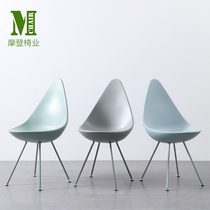 Water drop chair Dining chair backrest chair Simple household net red stool Lazy makeup chair Nordic ins chair Leisure chair
