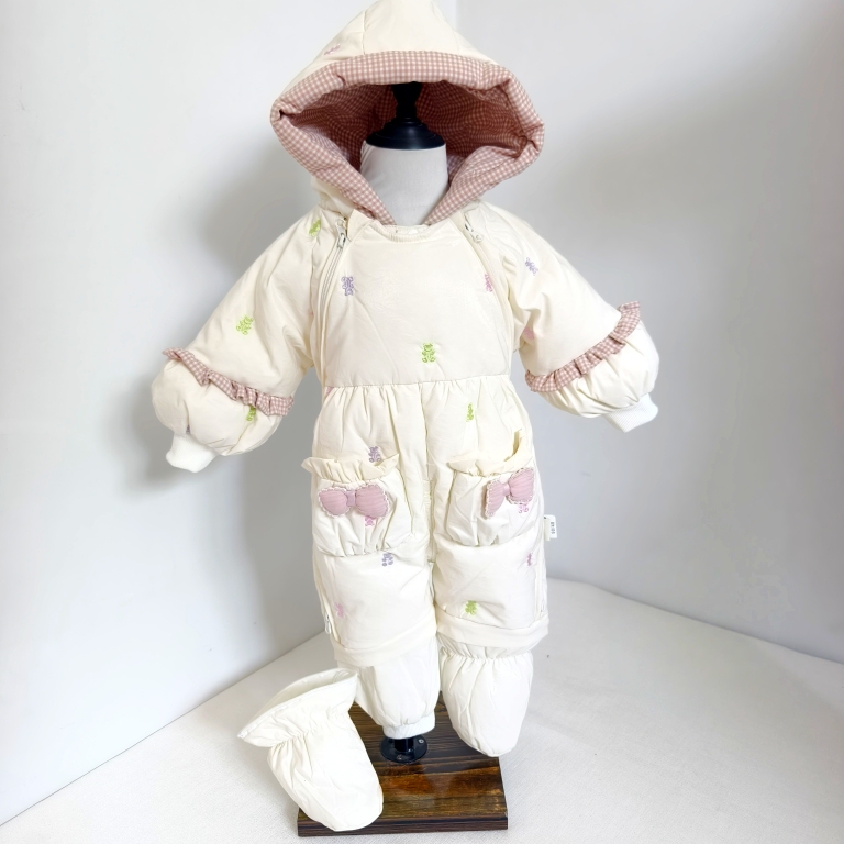 Infant and Toddler Autumn and Winter down Jackets, Newborn Clothes, Thickened Outerwear for Boys and Girls, Winter down Jackets