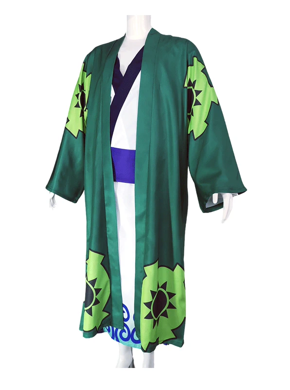 One Piece cos trang phục Zoro Juro Yukata kimono Xã Wano Nước Zoro hai năm sau Mũ Rơm Zoro trang phục hóa trang